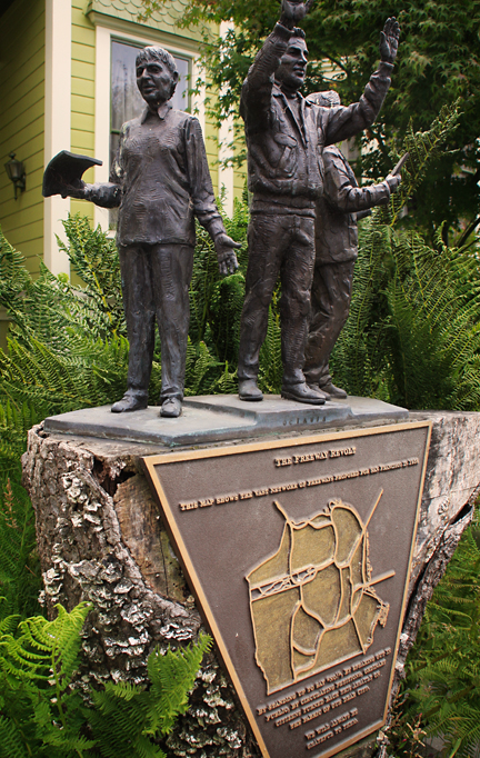 Monumento a los ciudadanos que entre 1950 y la década de los 60, detuvieron la implosión de viaductos y conservaron la esencia de San Francisco.