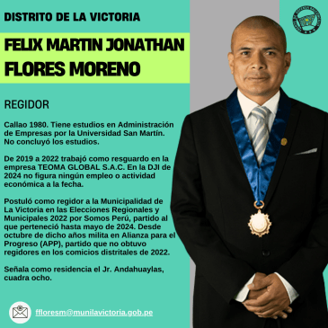 Félix Martín Jonathan Moreno Flores